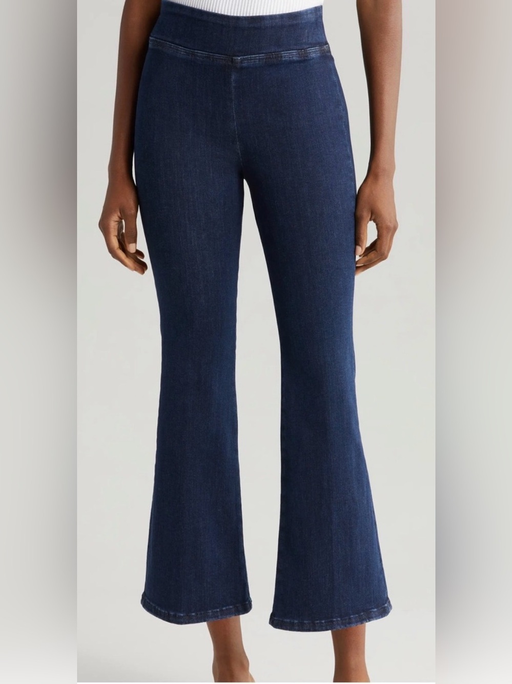 Frame Jet Set Crop Mini Bootcut Pull-On Jeans NWT $200
